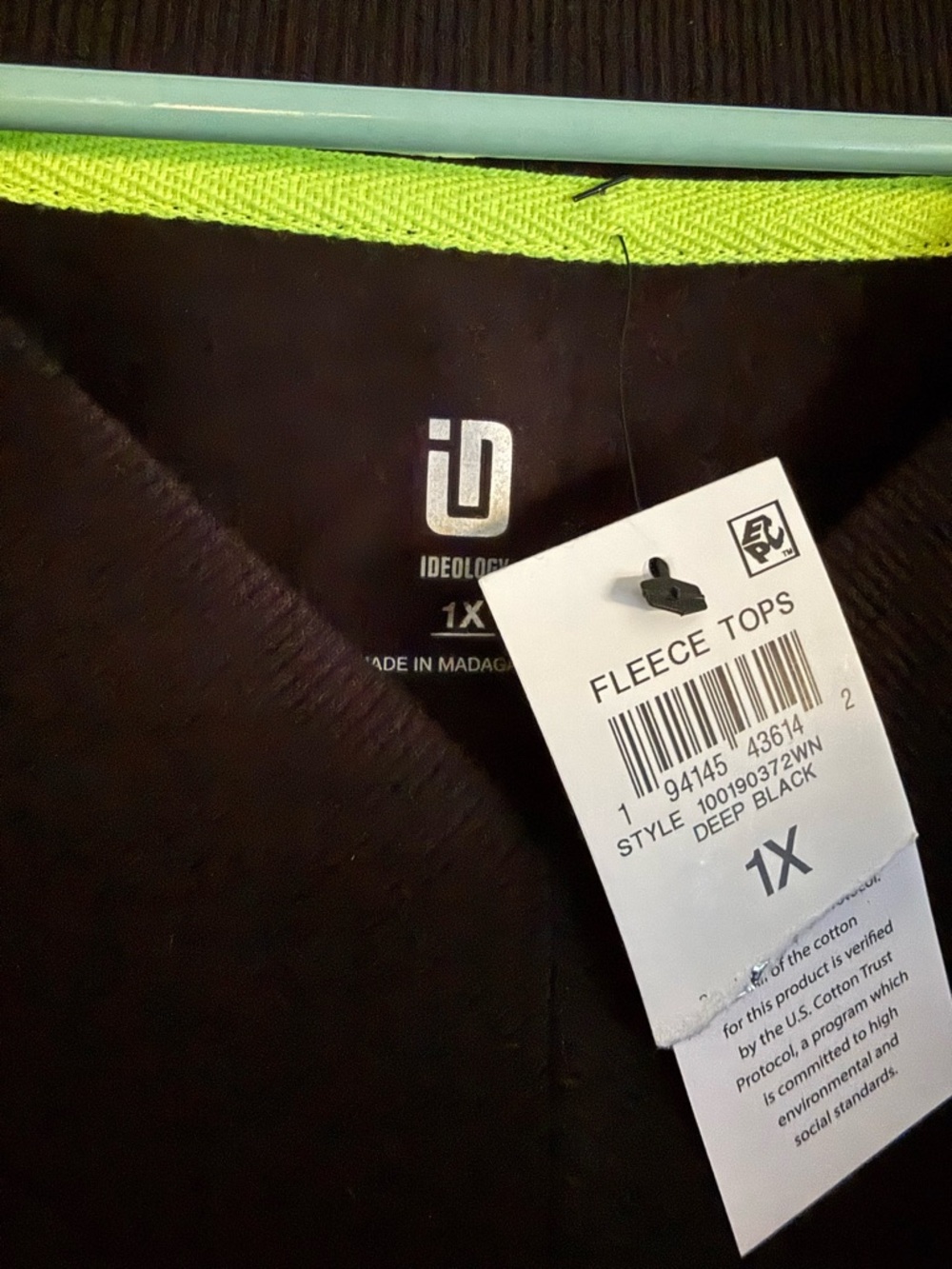 🆕 Ideology Plus Size Relaxed Crewneck Fleece Sweatshirt - Picture 6 of 8